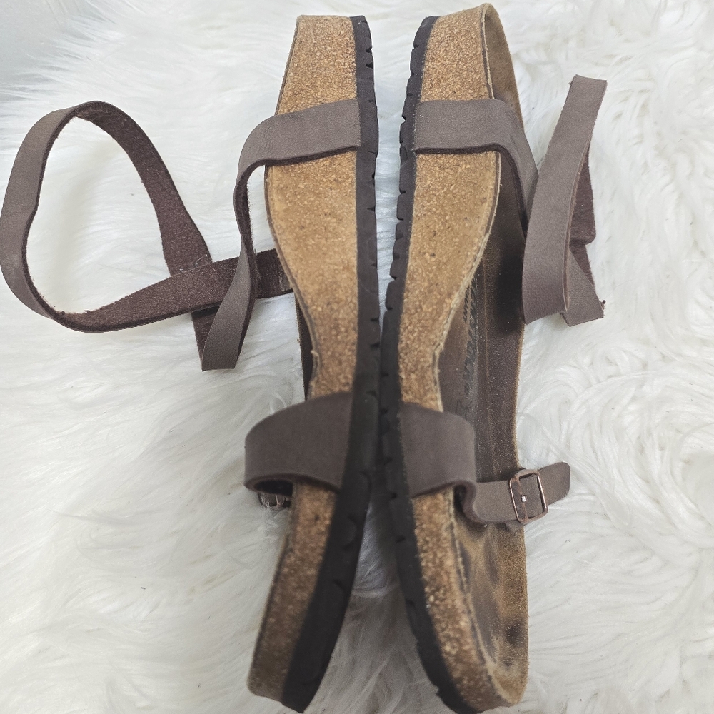 Birkenstock Daloa Brown Ankle Strap Sandals Unisex Size W11, M9 - Picture 4 of 8